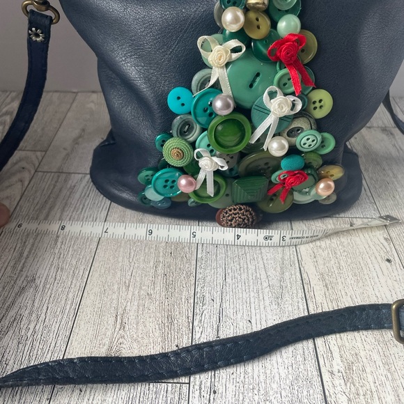 Button Christmas Tree Art Pelletteria Di Mario Cute Purse - Picture 5 of 16